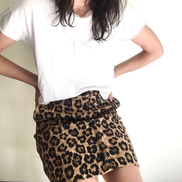 Animal print button skirt - Picture 6 of 16